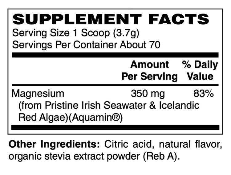 Whole Food Magnesium Powder