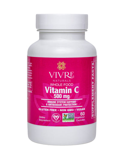 Whole Food Vitamin C 500 mg